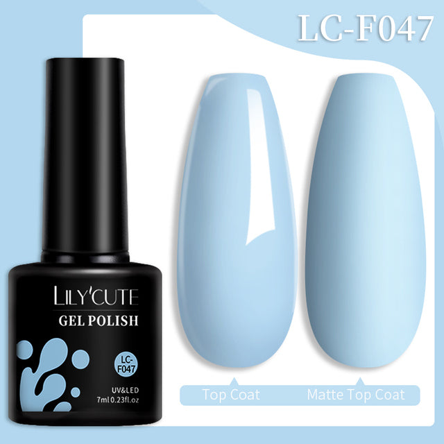 Lilycute Color Changing Thermal Gel Nail Polish Winter Purpl