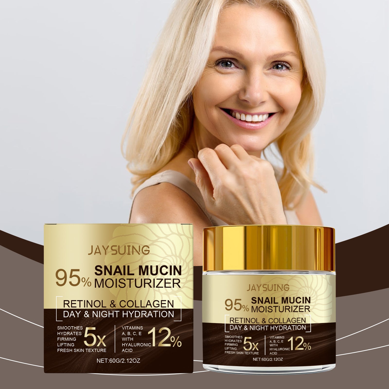 JAYSUING Snail Collagen Moisturizing Cream