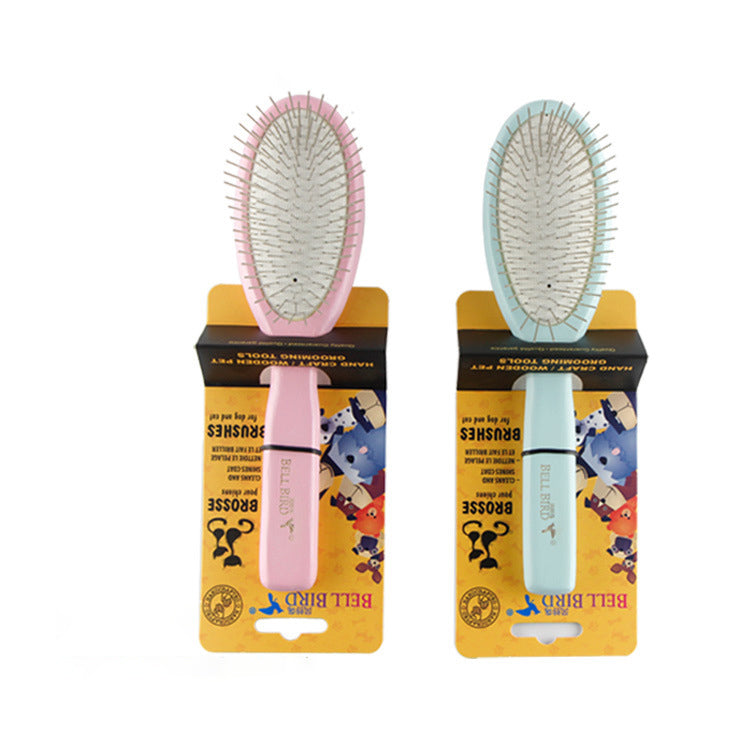 Long Haired Cat Dog Solid Wood Comb  Draw Hair Groomer