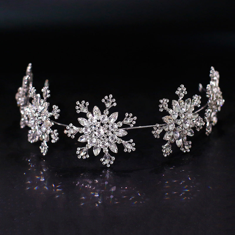 Bride's Shiny Rhinestone Headband