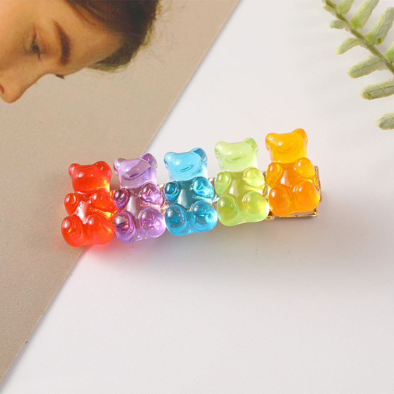 Cartoon Fashion Simple Bear Bangs Clip