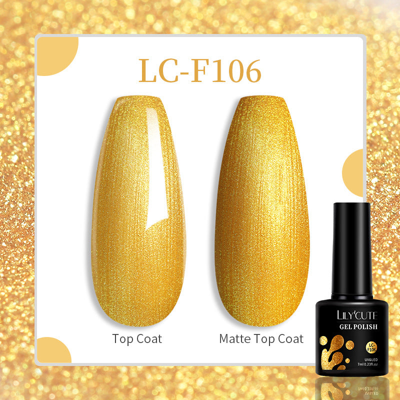 Lilycute 184 Colors Full Set Nail Glue Set Matte Nail Art Non-wash Sealing Layer Nail Polish Gel Base Gel