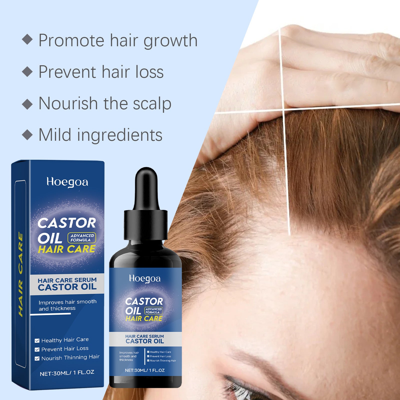HoeGoa Hair Care Solution Improves Hair Smoothness