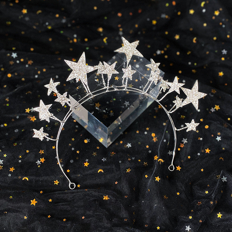 Fashion Exaggerated Wedding Accessories Star Headband