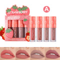 Velvet Matte Non-fading Nonstick Cup Fruit Lip Glaze Set