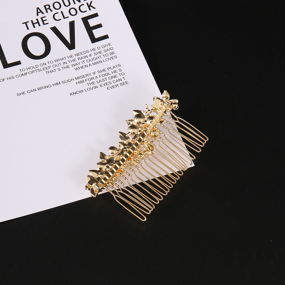 Diamond Flower New Chinese Style Hair Comb