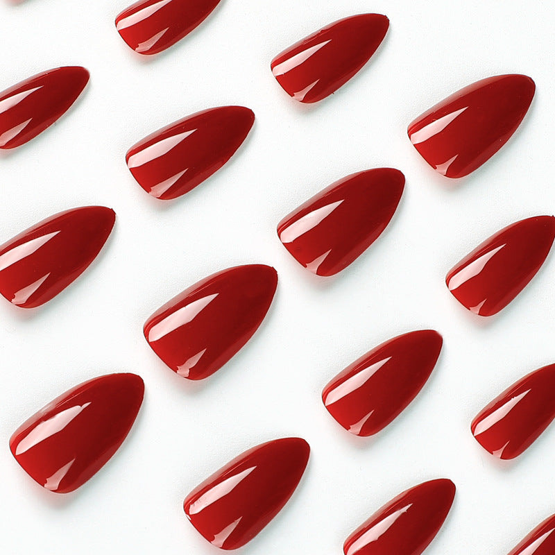 Wear Armor Mid-length  Solid Color Nail Shaped Piece