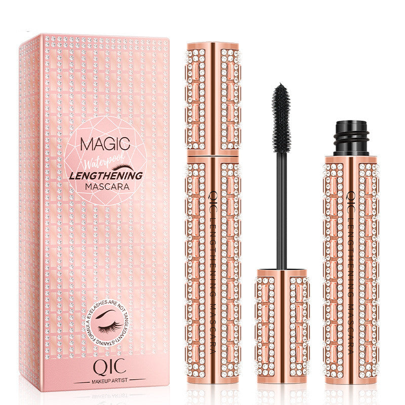 Women's Fashionable Waterproof Hold Makeup Thick And Curly Mascara