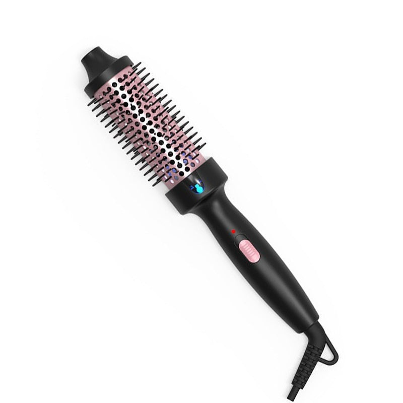 Voluminous Curls Cylindrical Curling Brush Electric Curling Iron Thermal Styling Comb For Short And Long Hair