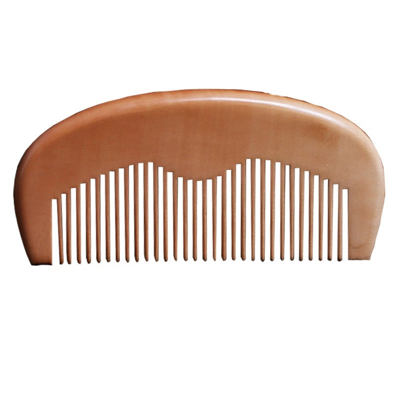Solid Wood Portable Mahogany Comb