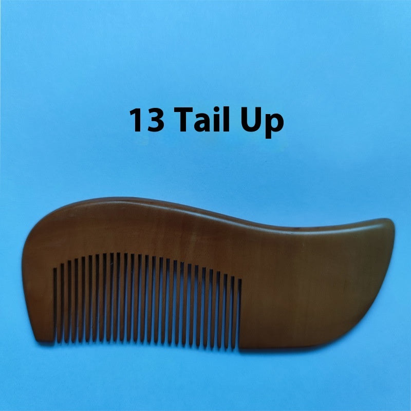 Solid Wood Portable Mahogany Comb