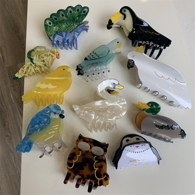 Hairpin Color Matching Animal Shark Clip