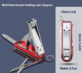 Multifunctional Nail Clippers Student Portable Foldable Keychain Three In One