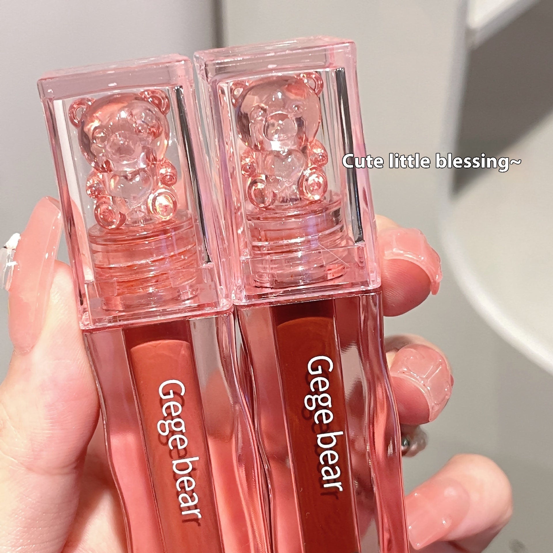 Rich Moist Ice Transparent Lip Lacquer Water Light Mirror