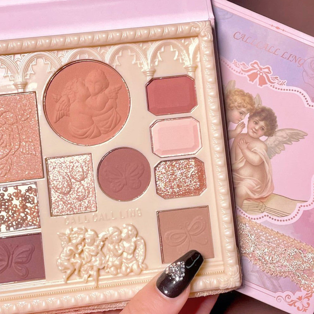 Call Call ling Embossed Angel Blush Highlight All-in-One Eyeshadow