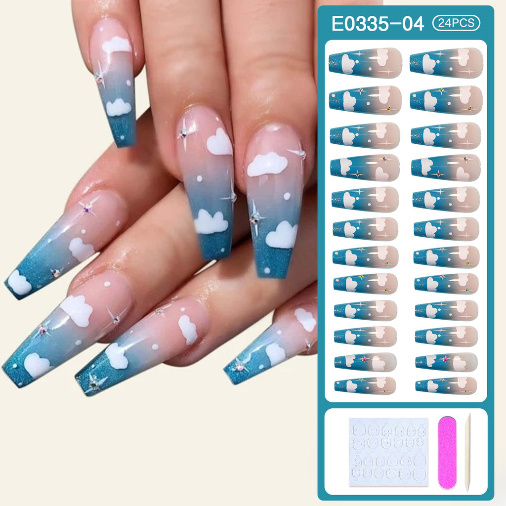 Cloud Gradient Wear Finished Nail Beauty Removable