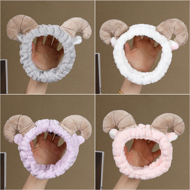 Korean-style High-grade Sports Headdress Makeup Mask High Skull Top Hair Band Headdress Wholesale