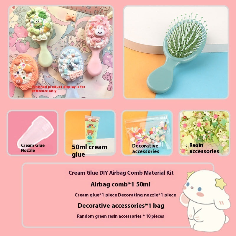 Cream Glue Comb Diy Material Package