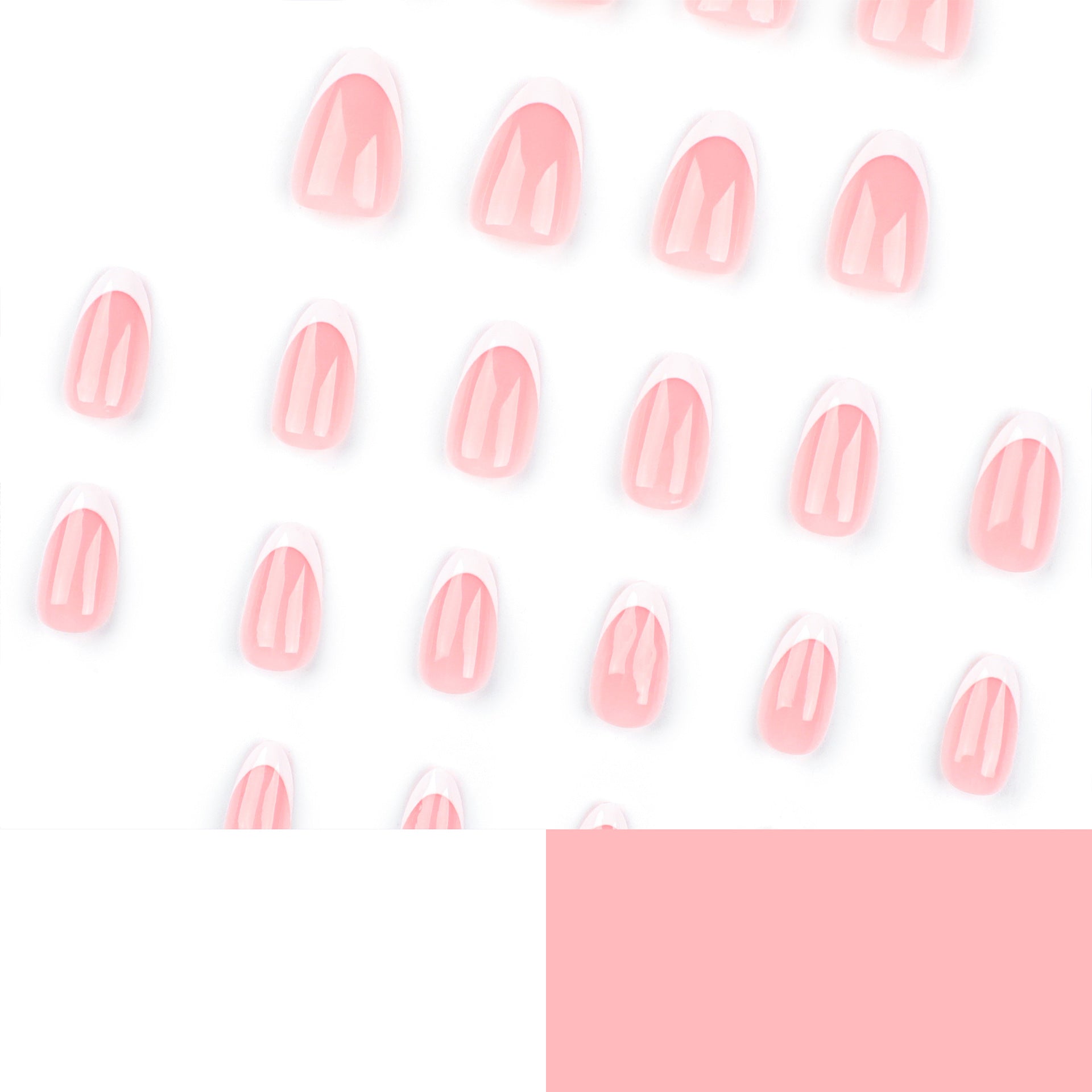 Classic French White Edge Patch Short Pointed Short Wear Nail Nail Tips