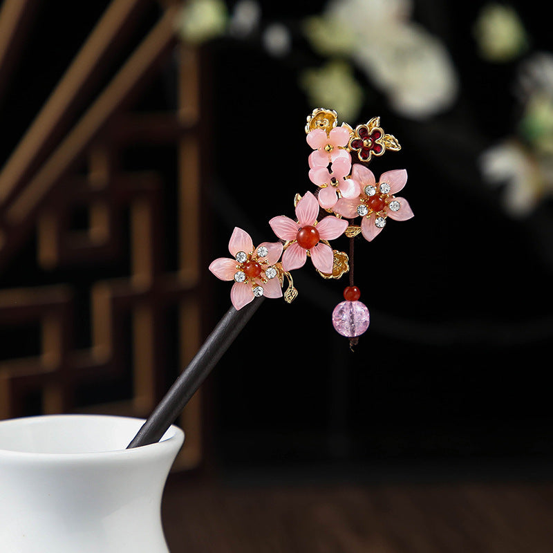 Ebony Hairpin Cheongsam Hanfu Tassel