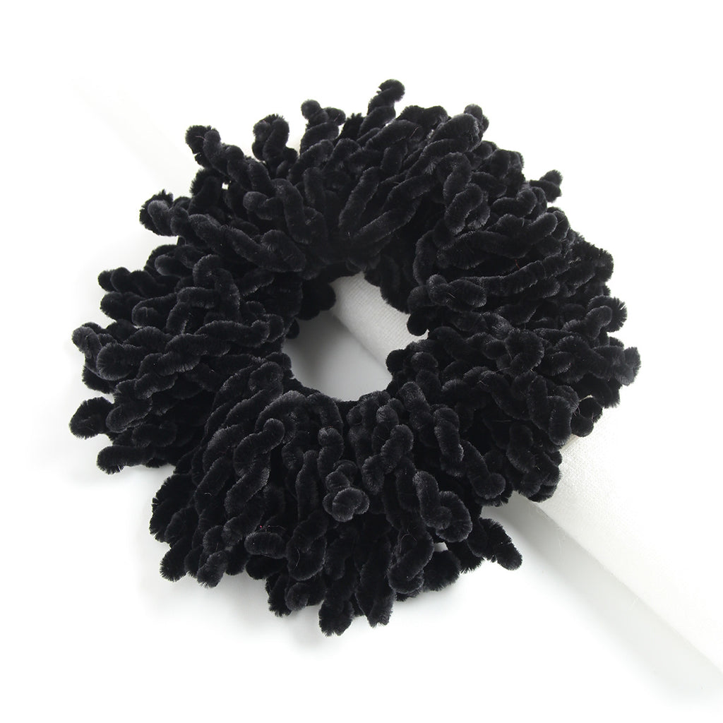 Women's Fashion Gold Velvet Ethnic Hair Accessories