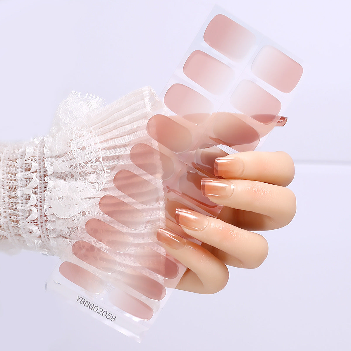 Get Nail Stickers Semi-cured Heating Lamp Nail Sticker