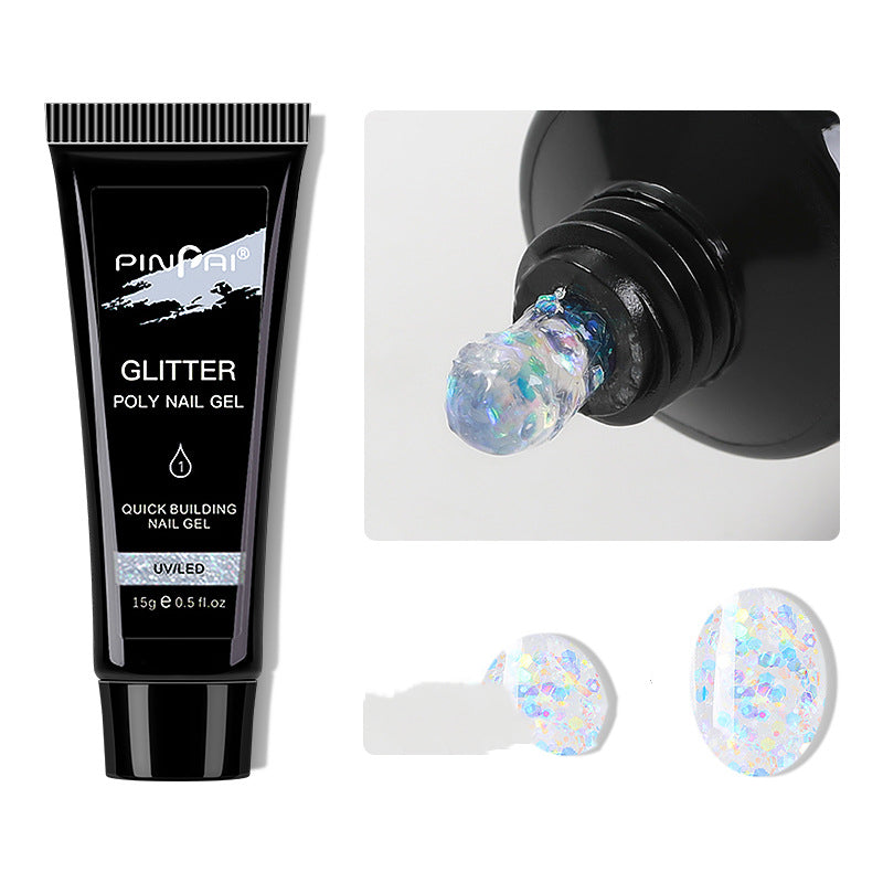 Pinpai Nail Art Sequins Quickly Extend Nails
