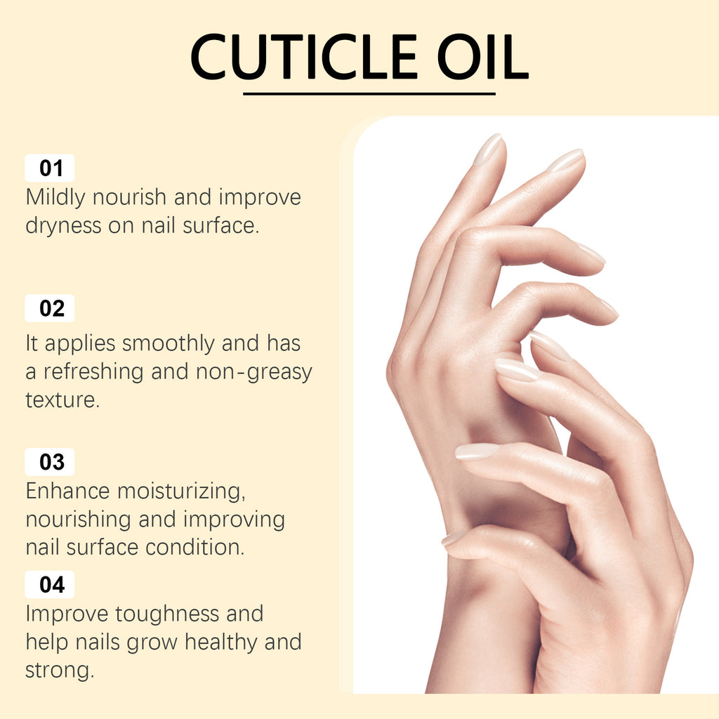 Cuticle Oil Daily Gentle Maintenance Moisturizing Hand And Foot Nail Cleaning Soft Nail Manicure Care