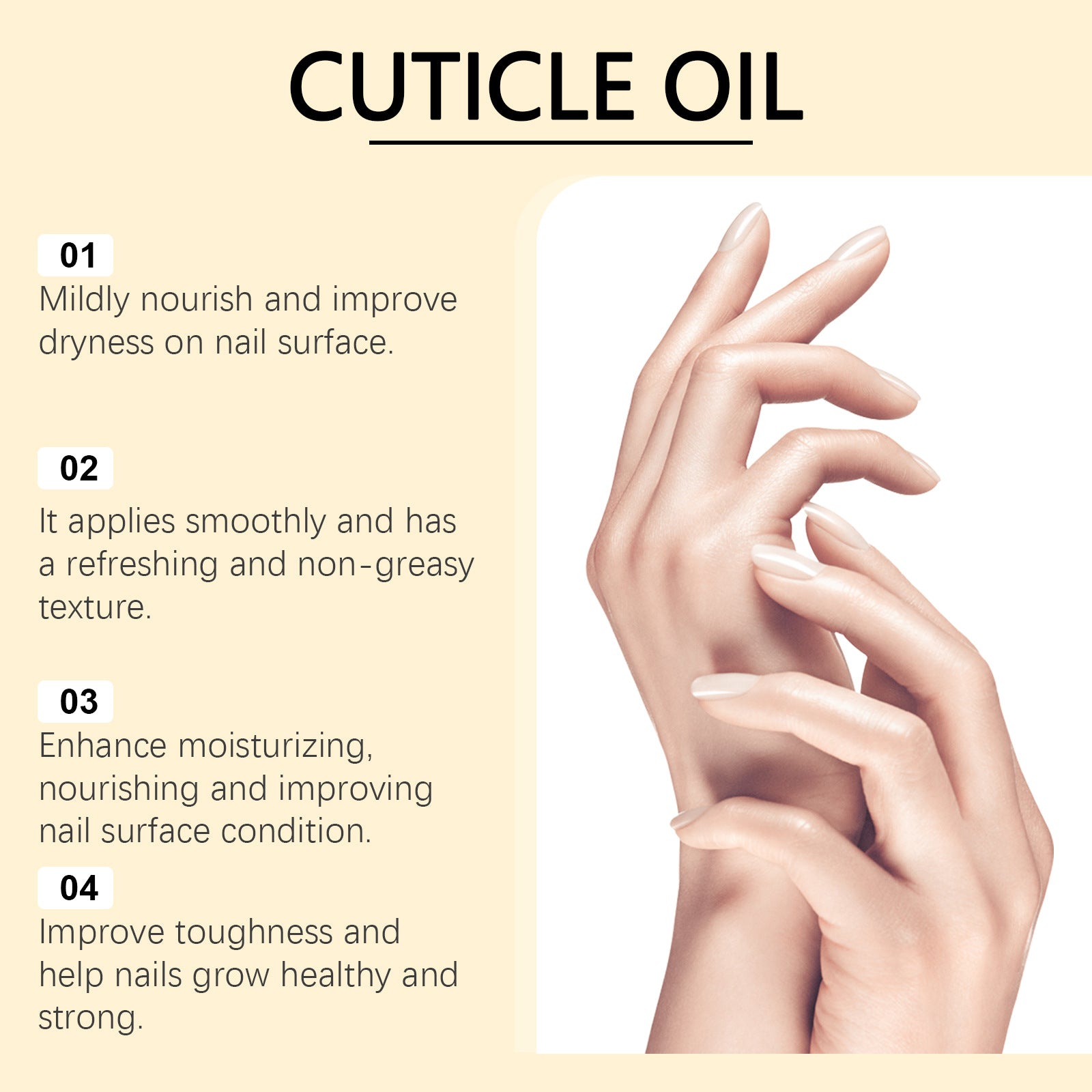 Cuticle Oil Daily Gentle Maintenance Moisturizing Hand And Foot Nail Cleaning Soft Nail Manicure Care