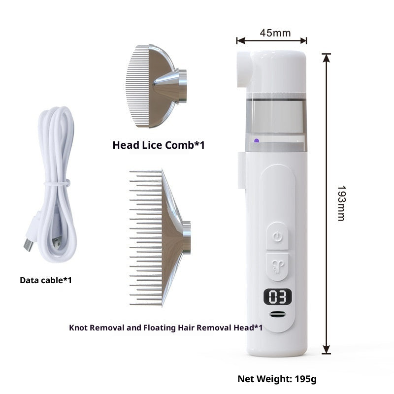 Two-in-one Electric Pet Hair Removal Knot Untying Comb