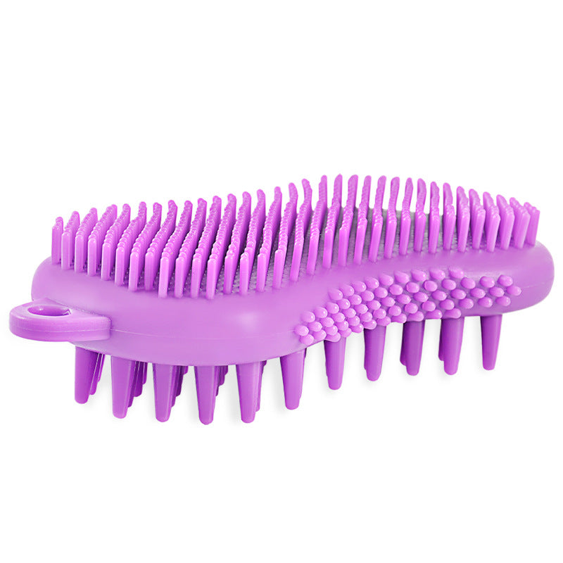 Multifunctional Double-sided Silicone Shampoo And Bath Brush