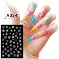 Christmas Nail Sticker With Adhesive