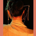 Double Hairpin Alloy Solid Color Hanfu Headdress Female