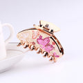 Butterfly Pattern Hair Accessories Medium Large Spring Hairpin