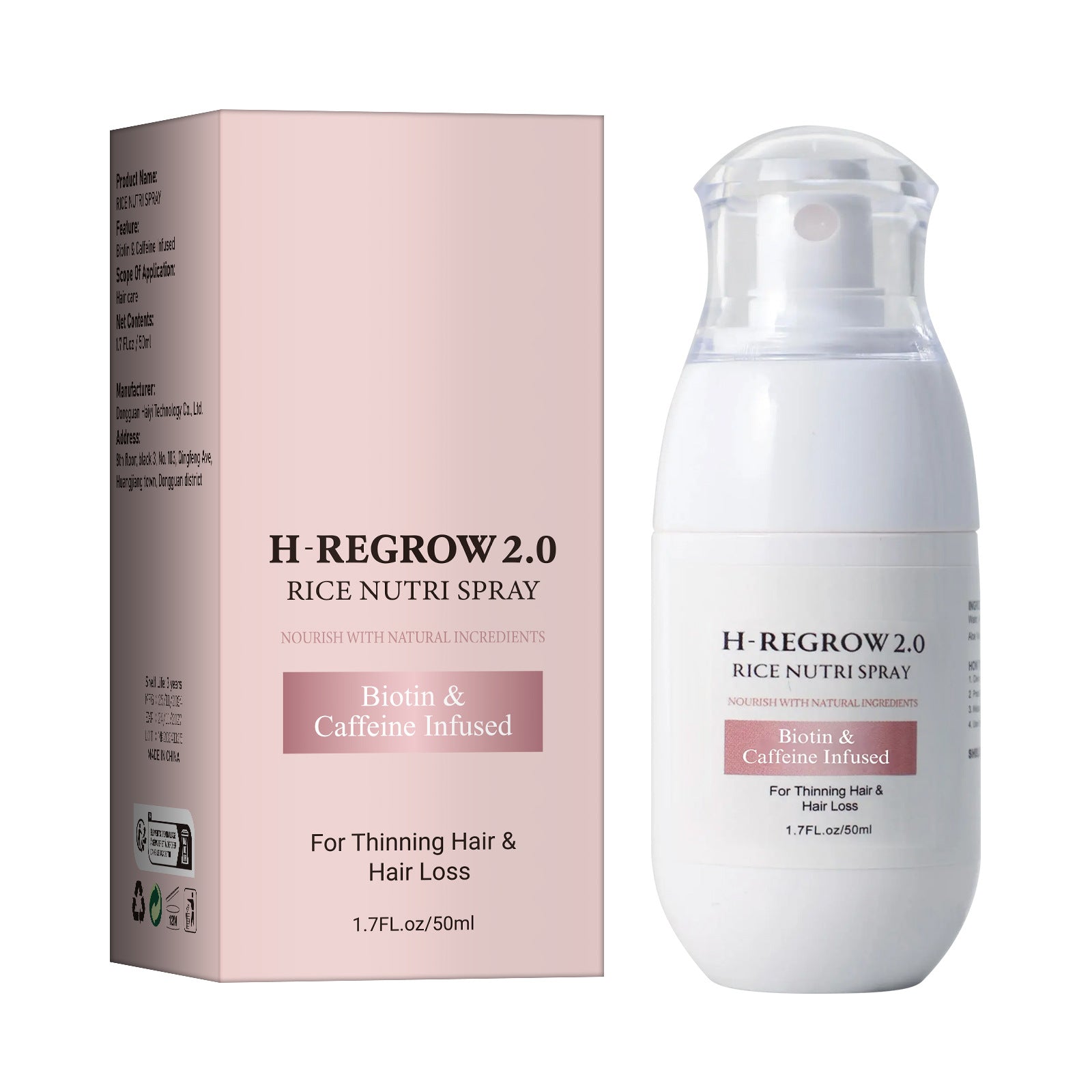 H-Regrow 2.0 Dense Hair Fixation Anti-hair Loss Moisturizing Hair Care Spray