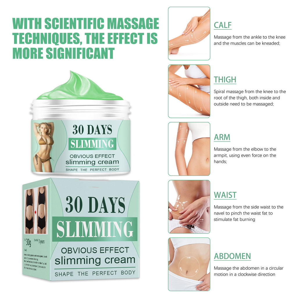 Shaping Massage Cream Tummy Thighs Fever Tightening