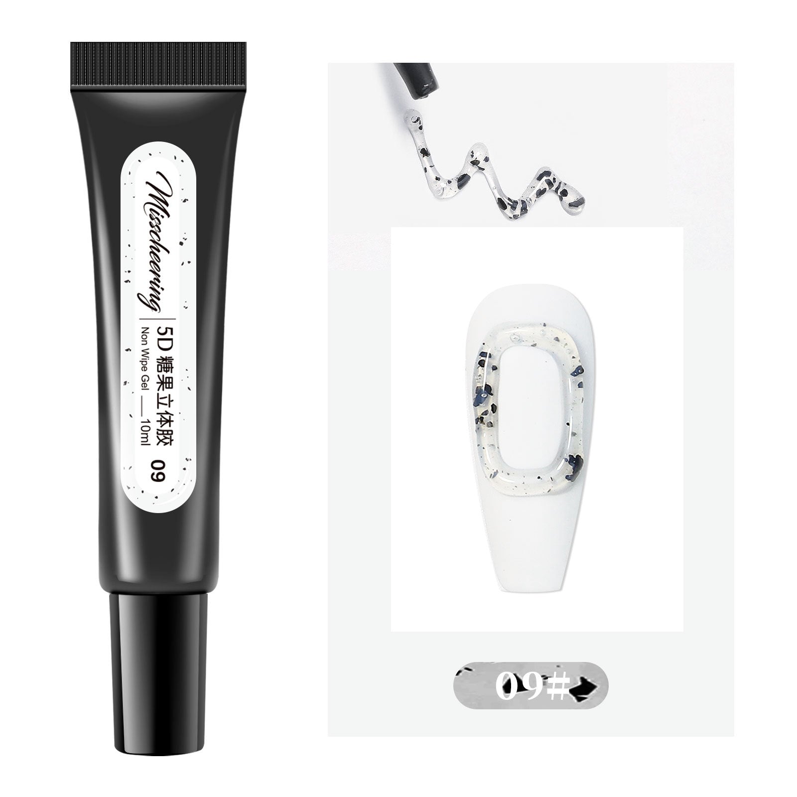 Misscheering 5D Hose Stereoscopic Nail Polish Candy Macaron Jelly Leave-In Gel