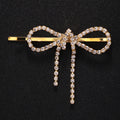 Bow Barrettes Side Bangs Cropped Hair Clip Barrettes