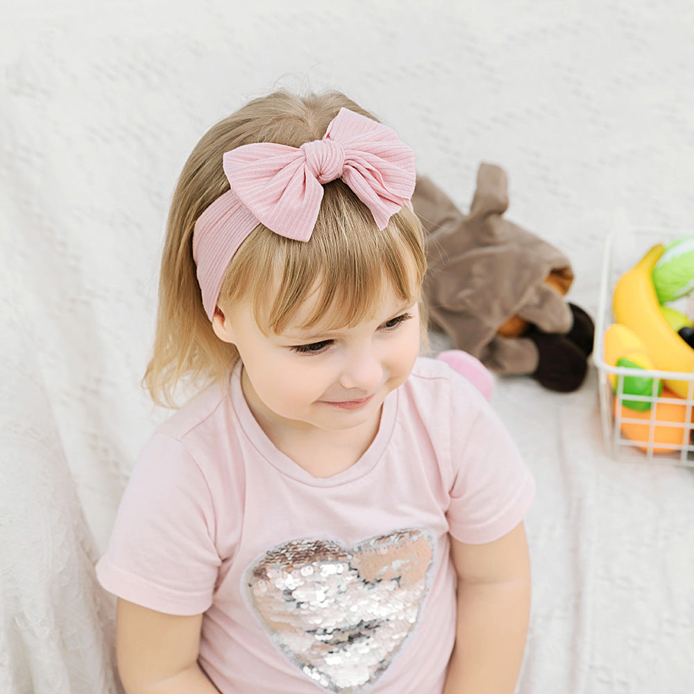 European And American Children's Bow Headdress