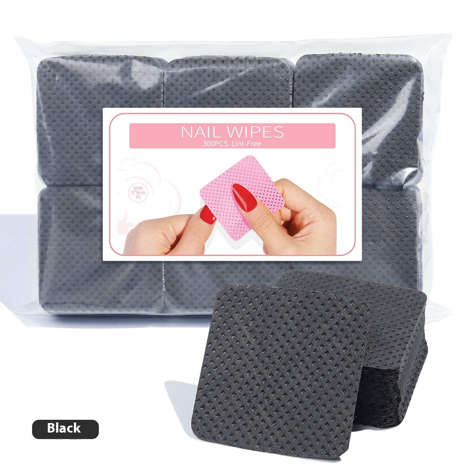 Nail Wipes Portable Home Solid Color Magic Nail Polish Removing Tissue