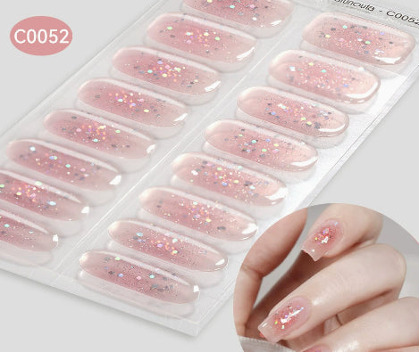 Harunouta Nail Stickers UV Gel Nail Sticker Semi-curing