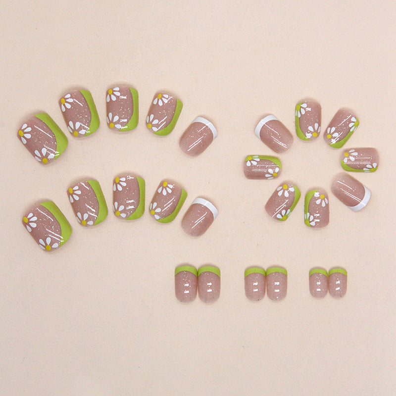 SUNFLOWER Side French Nail Stickers