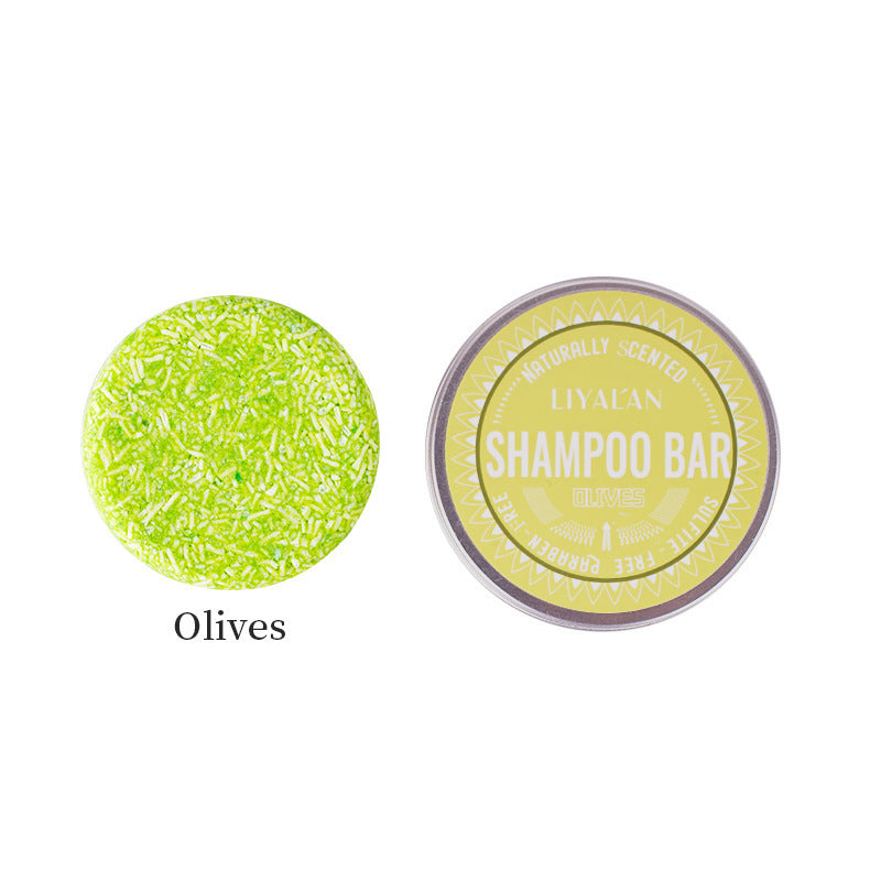 LiyaL'an Round Green Tea Soap Shampoo