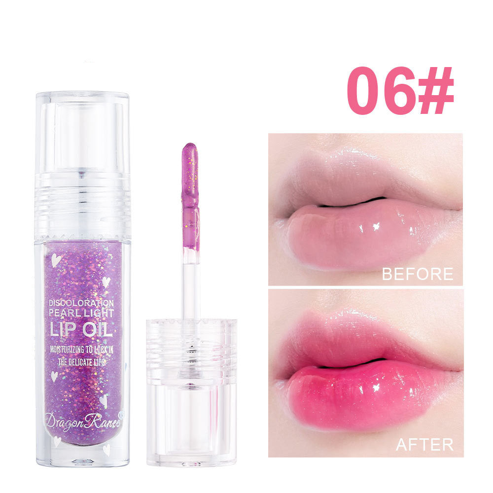 Ice Transparent With Thin And Glittering Pearlescent Moisturizing Lipstick