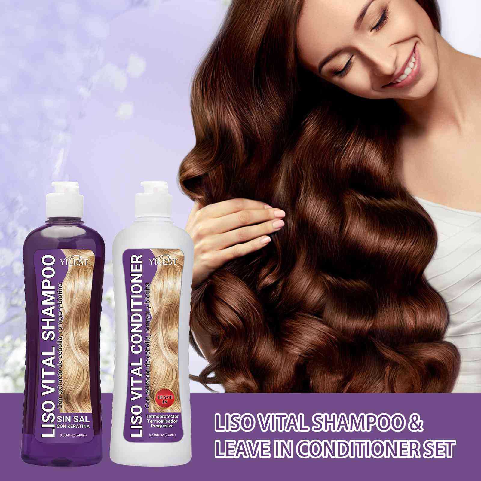 YILEST Purple Onion Smoothing Vitality Shampoo Suit