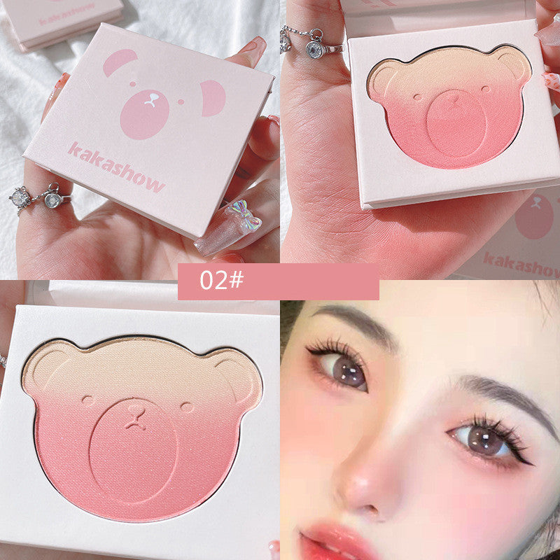 Kakashow Bear Series Gradient Blush Is Not Easy To Fly Powder