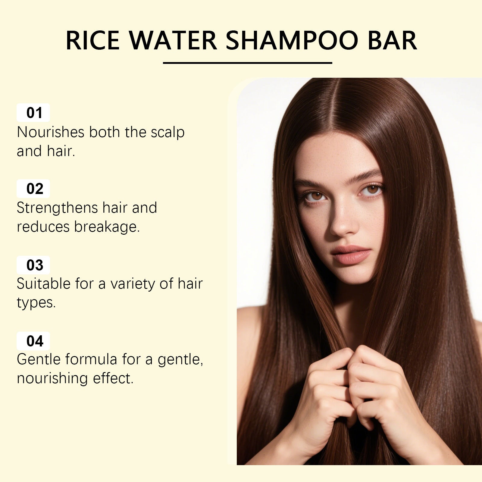 HoeGoa Rice Water Shampoo Bar