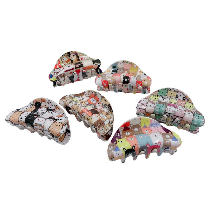 Manufacturers Supply Cute Cartoon Grip 82cm 2p Hair Clips Hair Accessories
