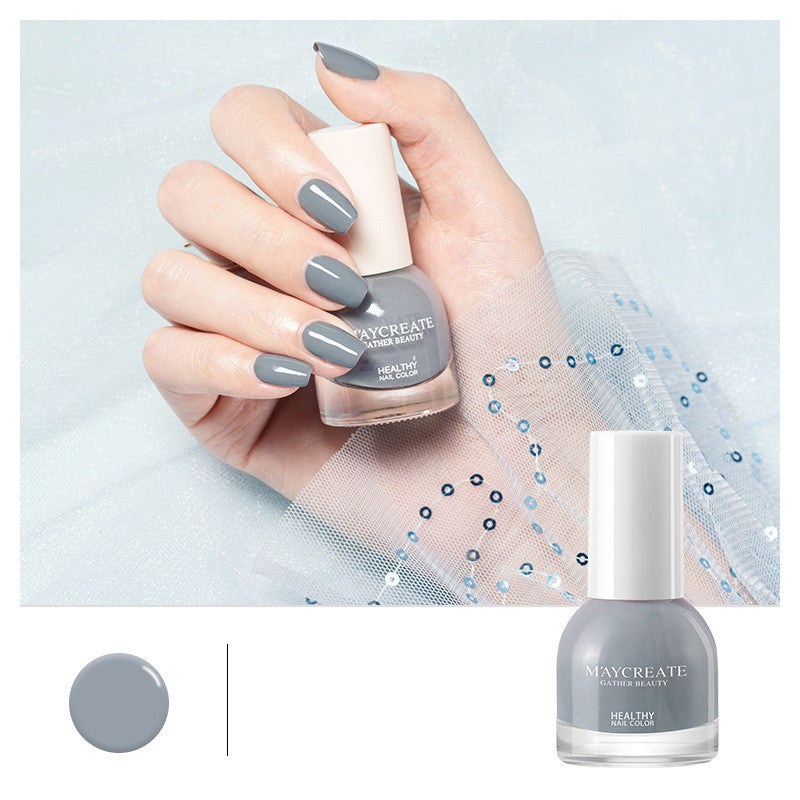 Maycreate Nail Polish Female Long-lasting Tear-free Baking Free Transparent Net Red Summer Nail Polish