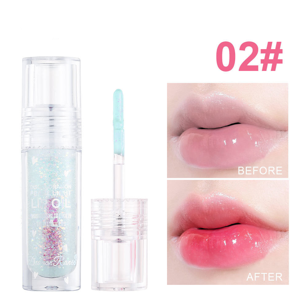 Ice Transparent With Thin And Glittering Pearlescent Moisturizing Lipstick